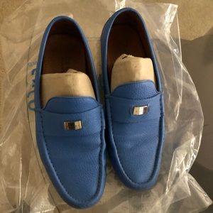 Gucci Loafers (Leather Sky Blue w/Brown sole)